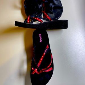 Teva Sandals Two Pair Sold Together Worn One Time